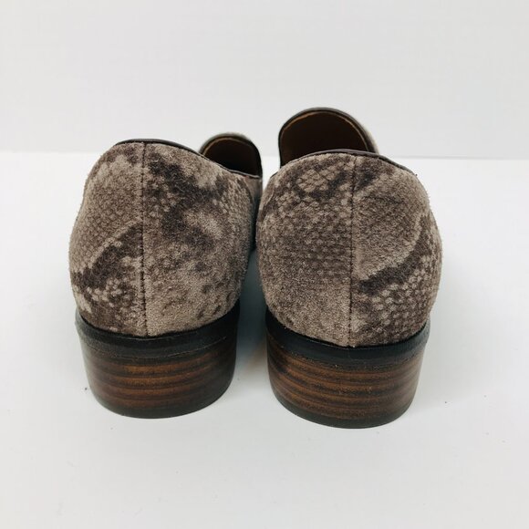 Sofft Severn Taupe & Gray Amazonia Snake Print Leather Loafer - Picture 5 of 6